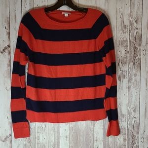 VINTAGE Gap Red and Navy Striped Sweat…